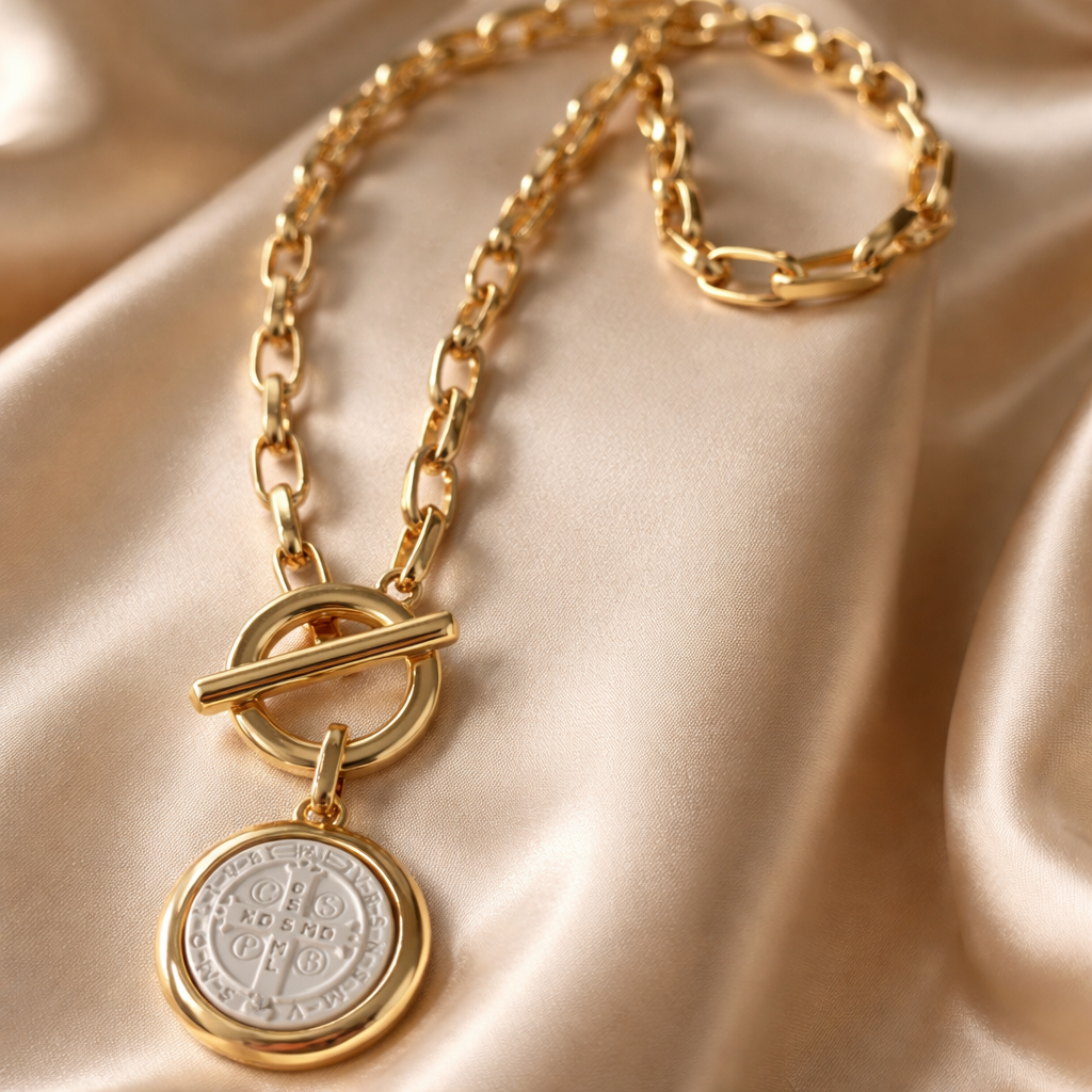 Cadena con Medalla San Benito