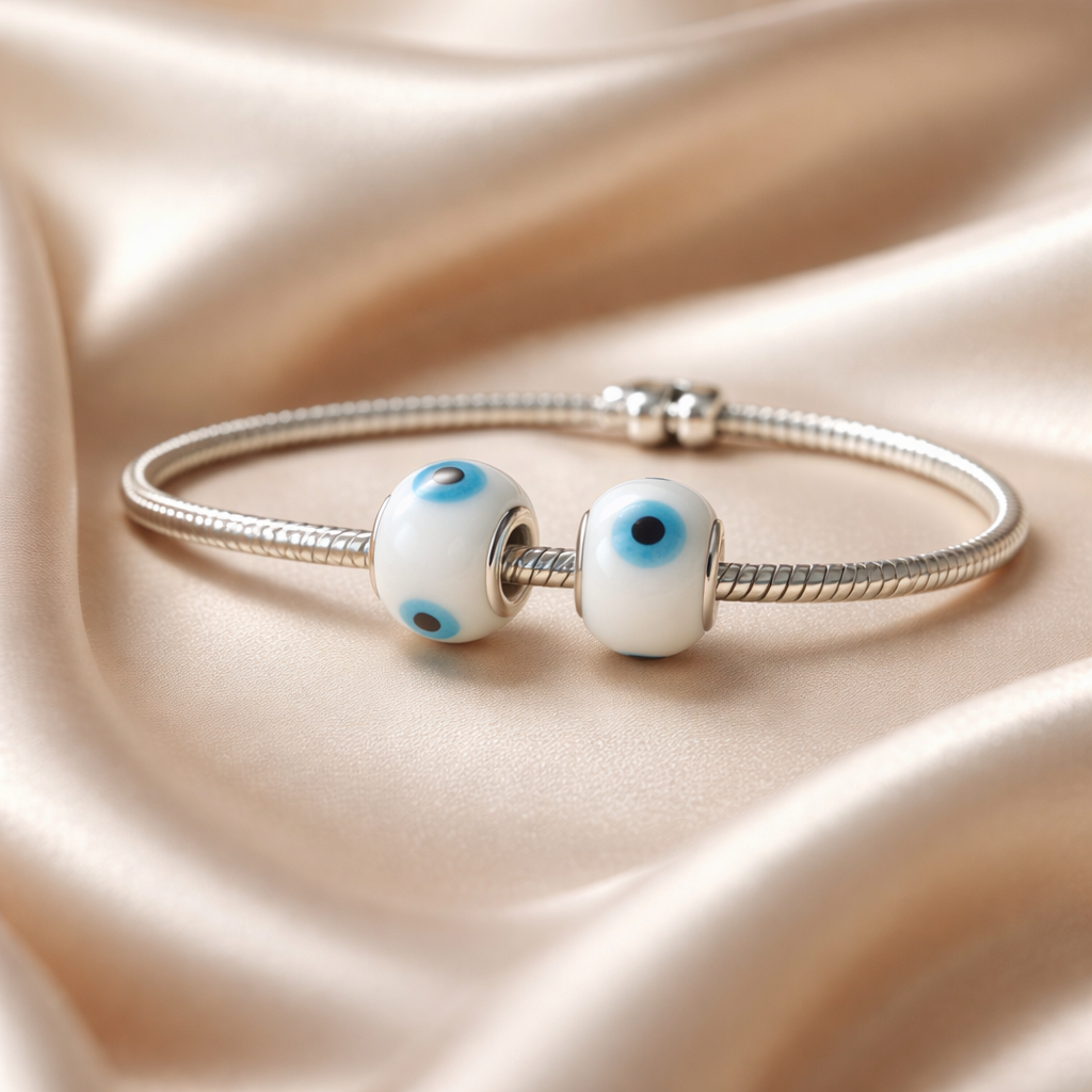 Pulsera con dijes de Murano