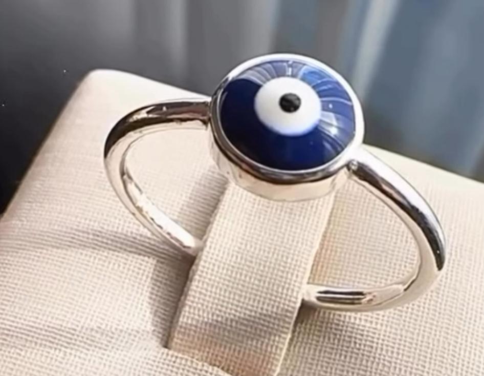 Anillo de Plata 925 con ojo turco