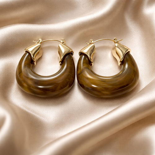 Aros de piedras verdes