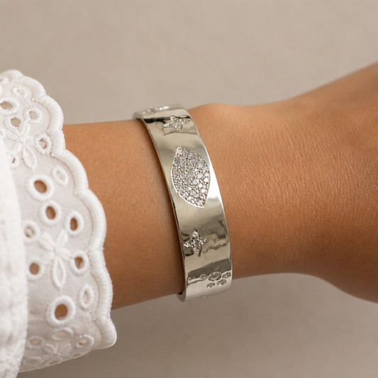 Brazalete con circonias