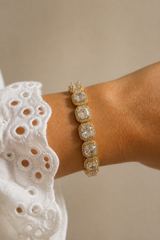Brazalete con circonias