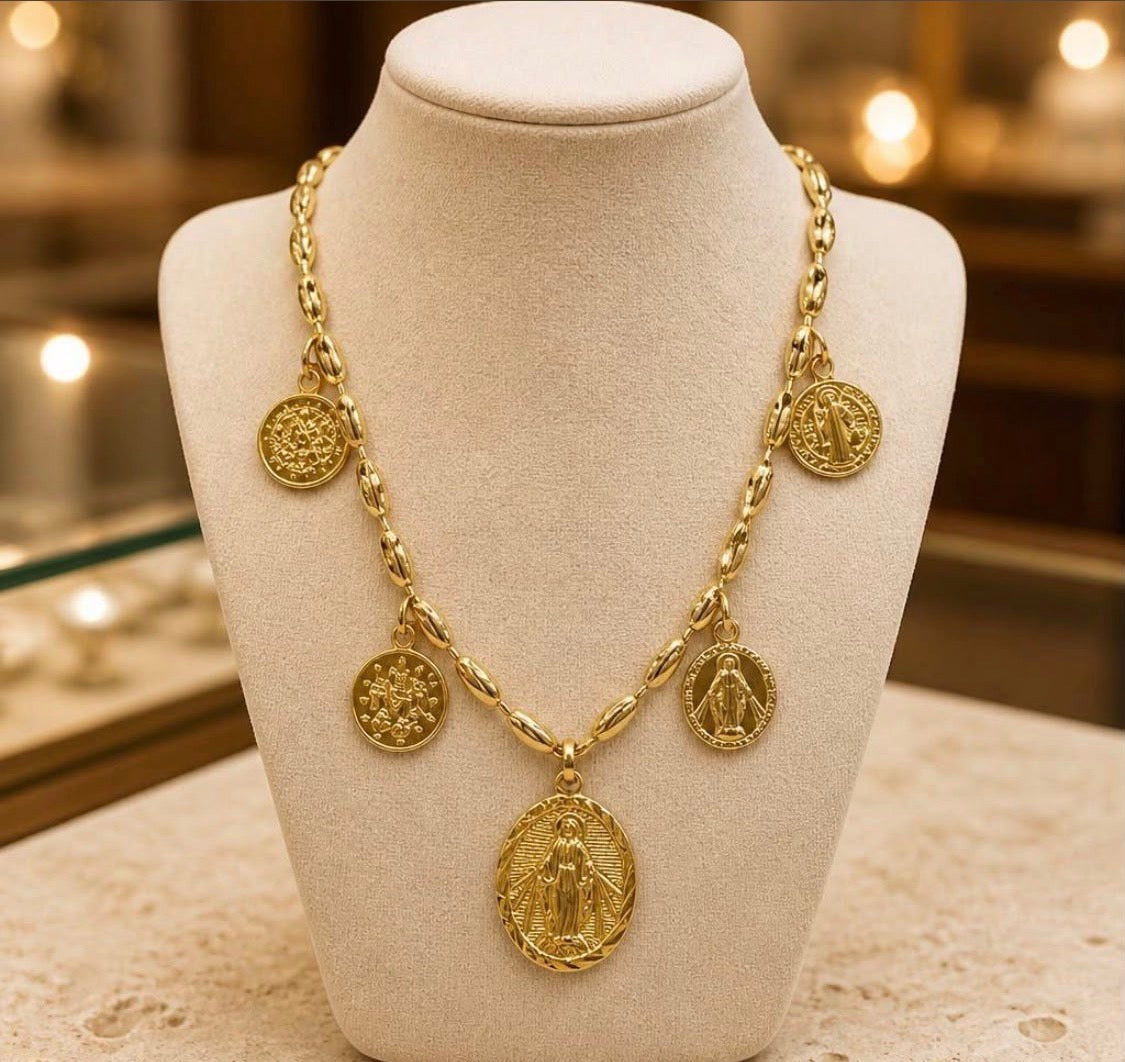 Collar Multi Medallas