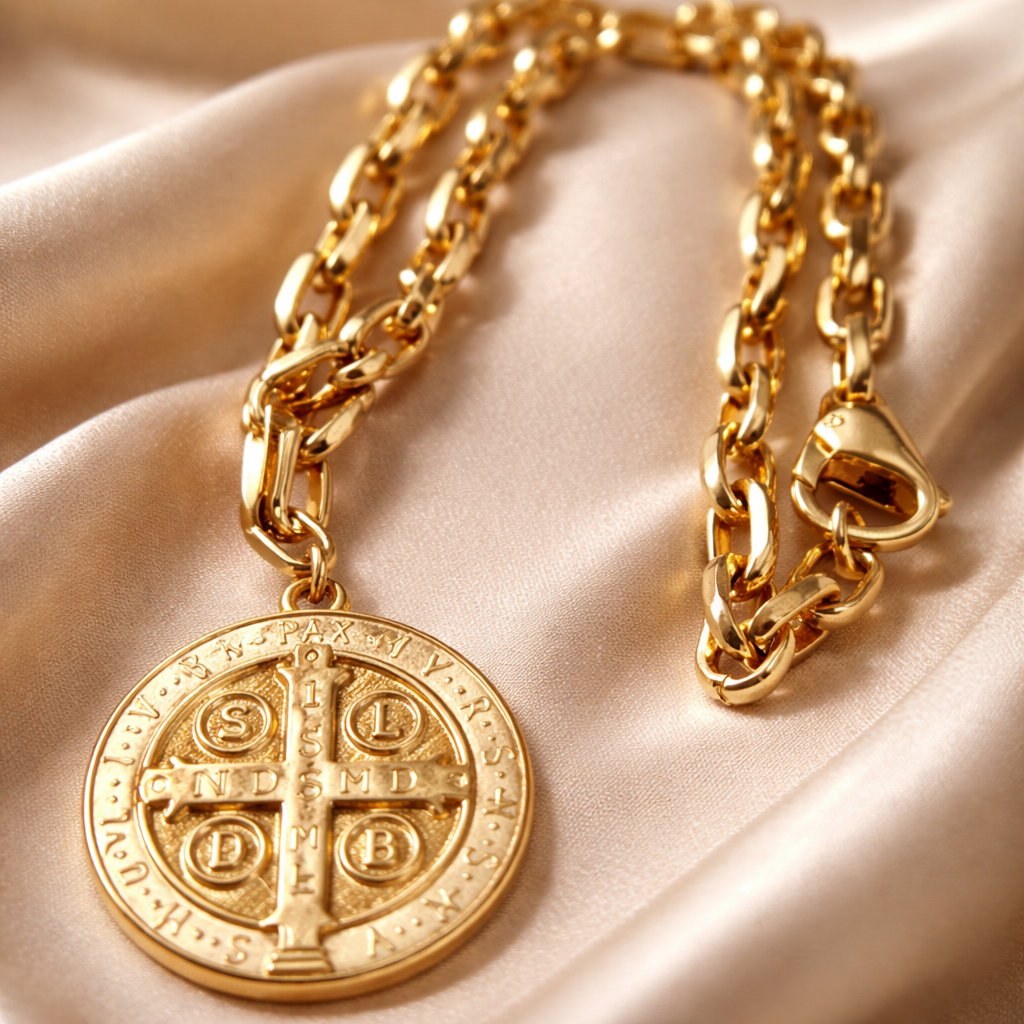 Cadena con Medalla de San Benito