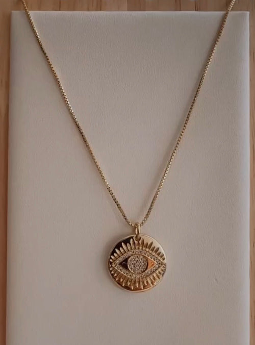 Cadena con Medalla de ojo