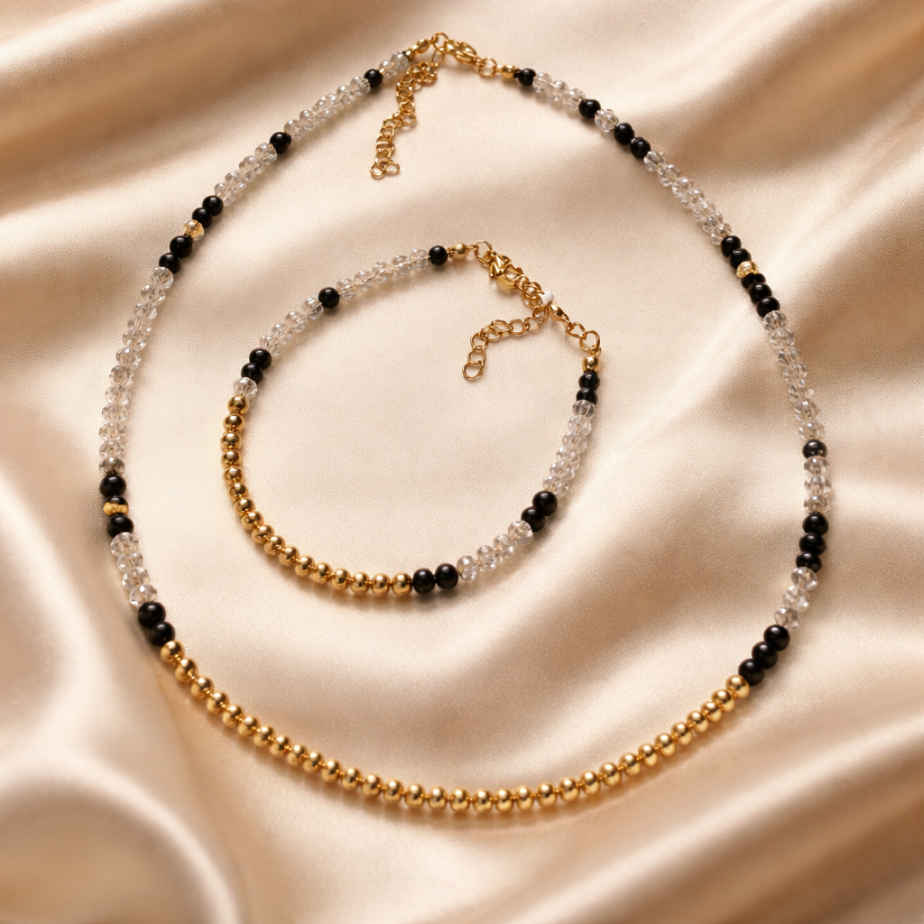 Conjunto gargantilla y pulsera