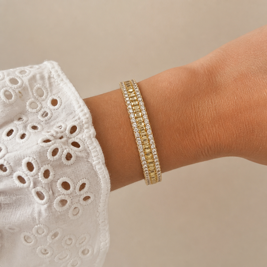 Brazalete con circonias