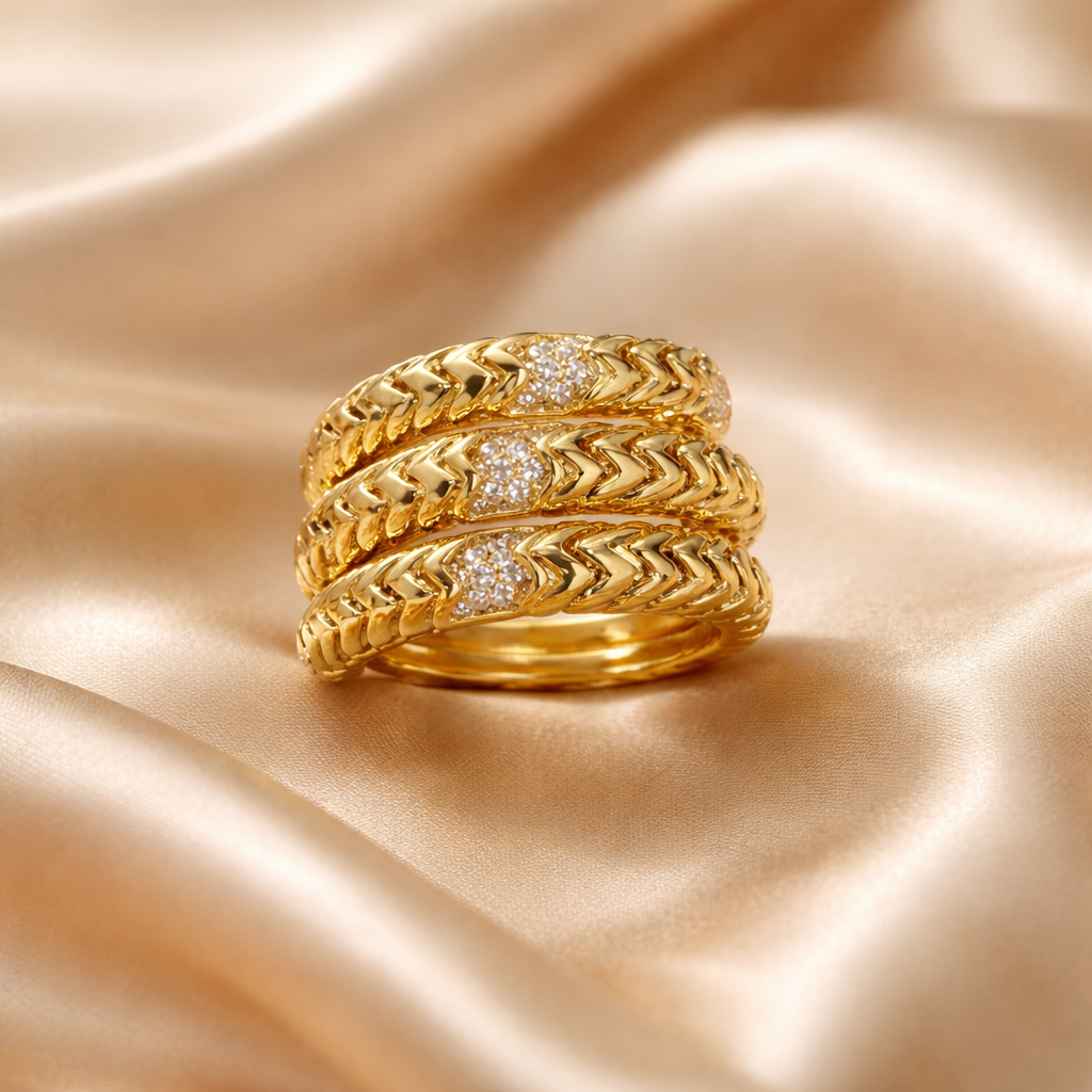 Anillo triple No 7