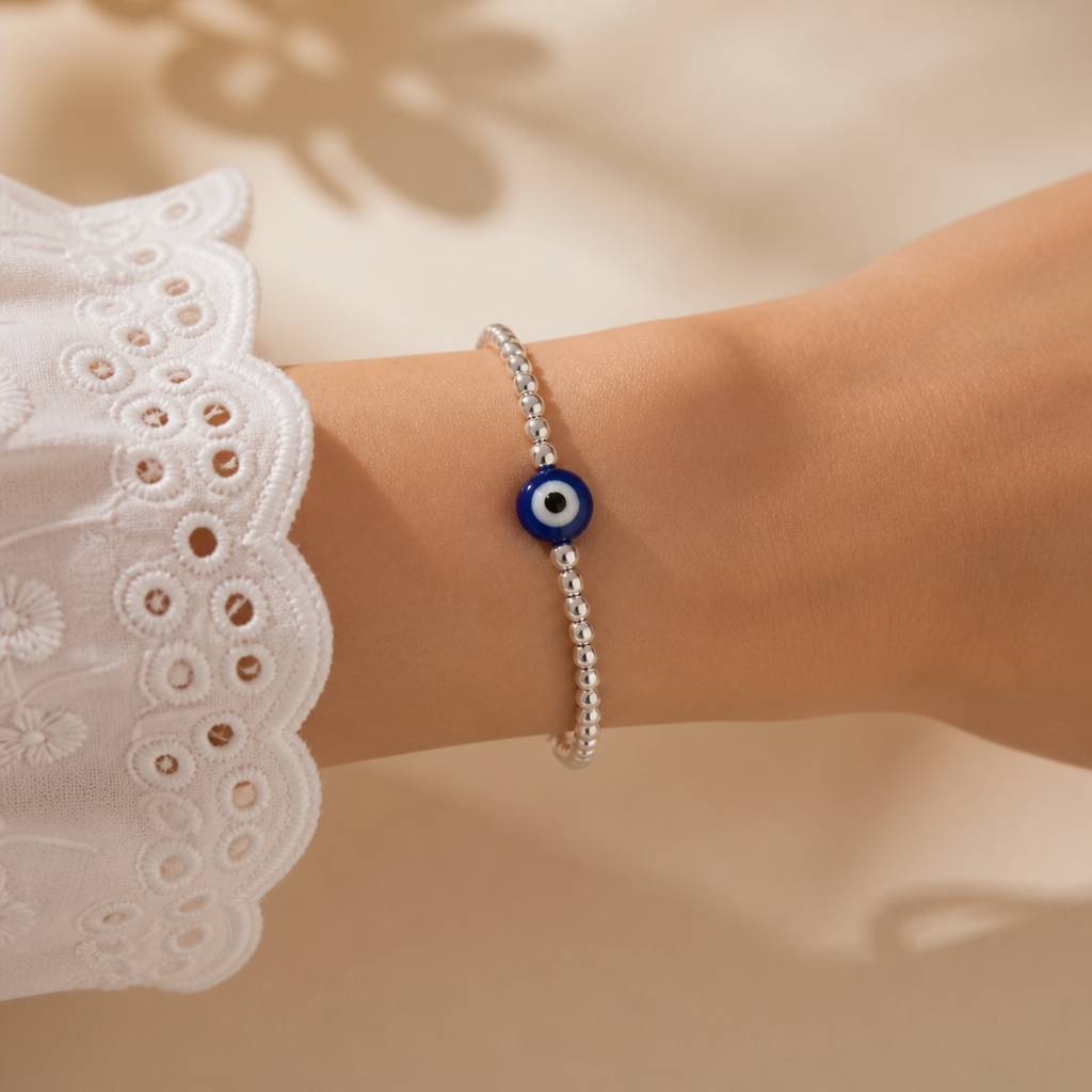 Pulsera ojo turco azul