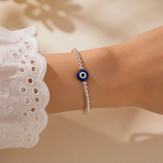 Pulsera ojo turco azul