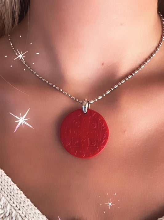 San Benito de Resina con cadena de Plata