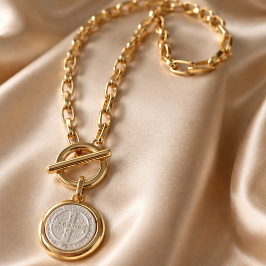 Cadena con Medalla San Benito