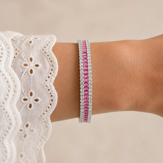 Brazalete rosa de cirocnias