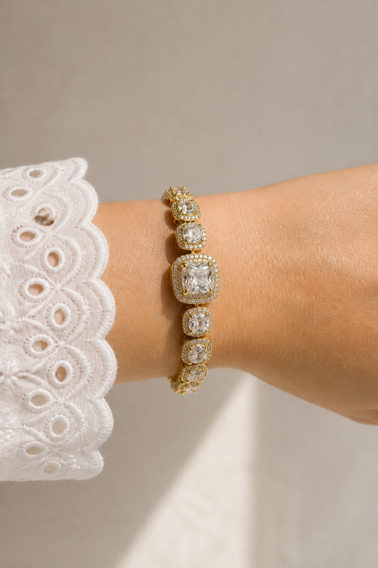 Pulsera con circonias