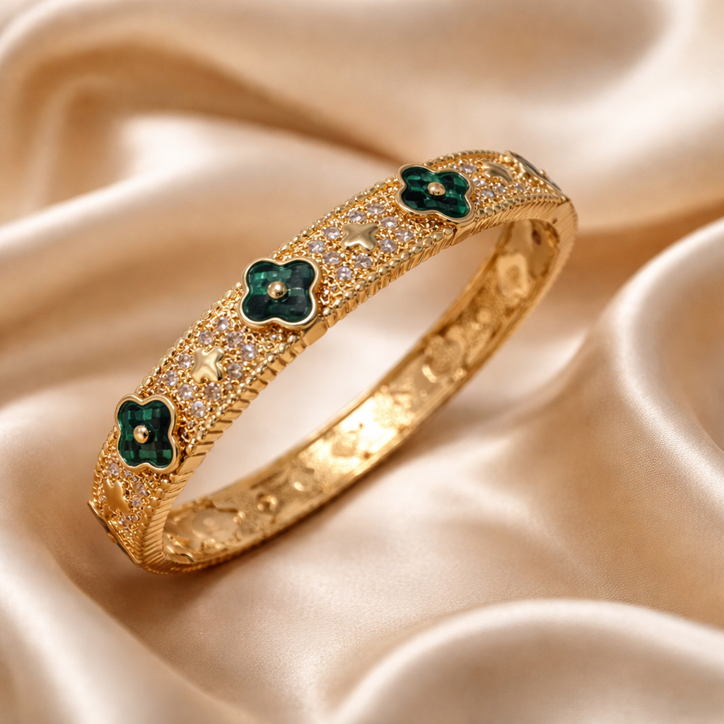 Brazalete Trébol Verde