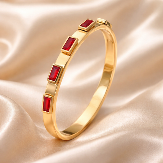 Pulsera de Acero y cristales