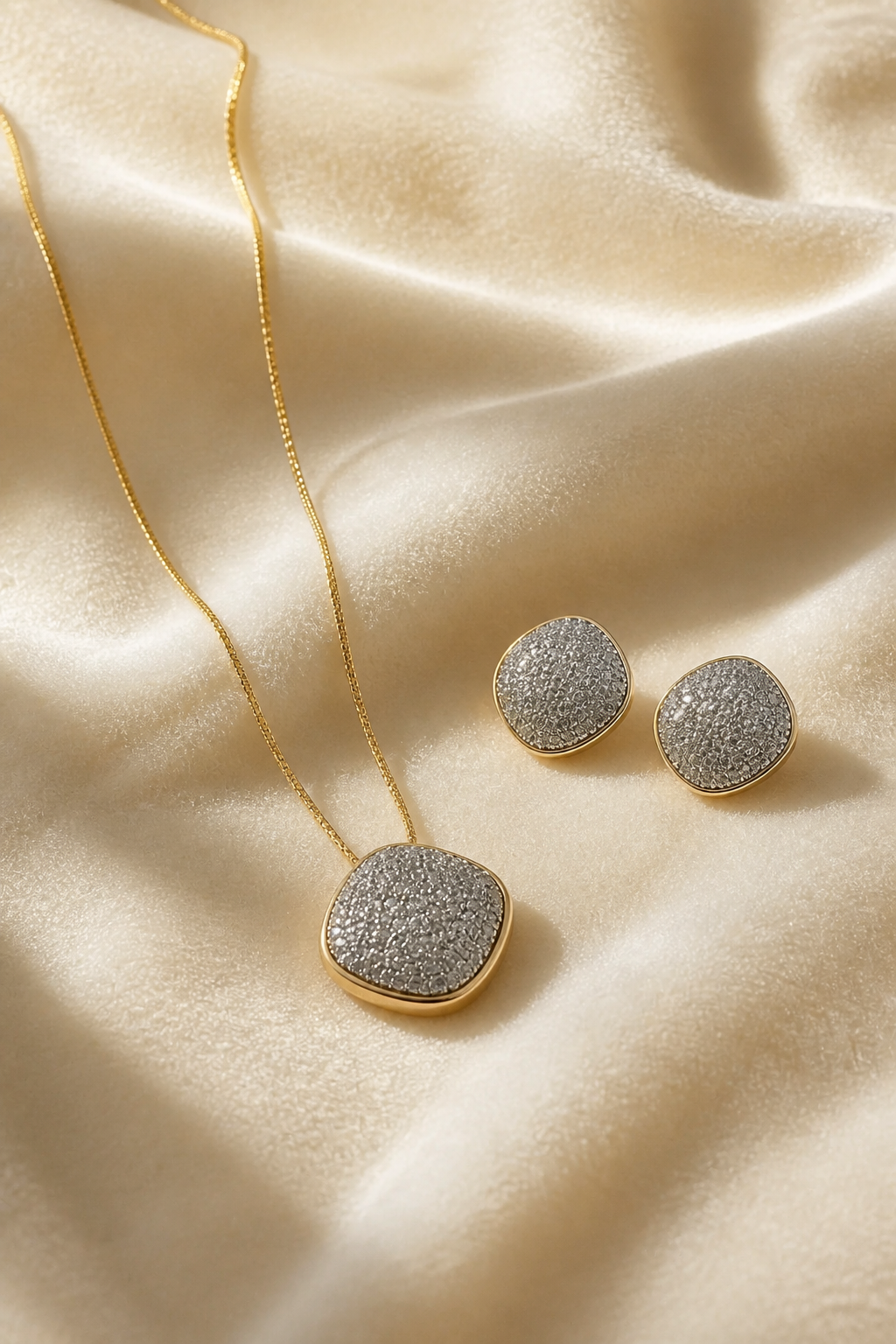 Conjunto de caravanas y cadena