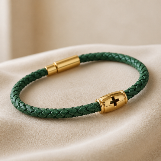 Pulsera Vaticano de cuero