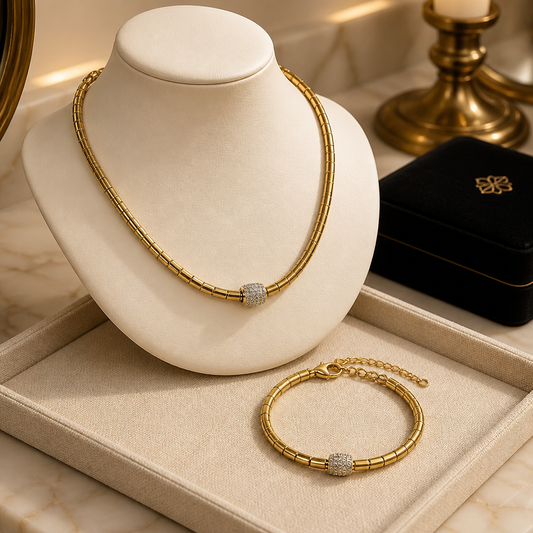 Conjunto pulsera y collar