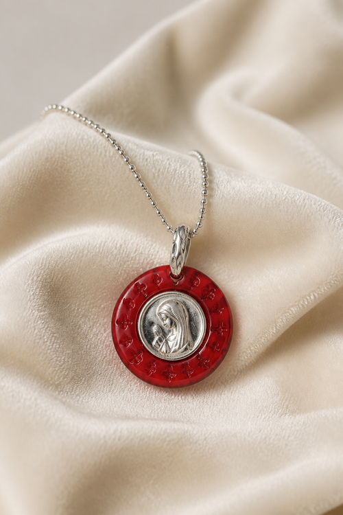 Cadena de Plata con Medalla