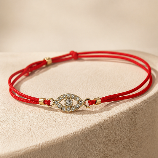 Pulsera hilo rojo y ojo