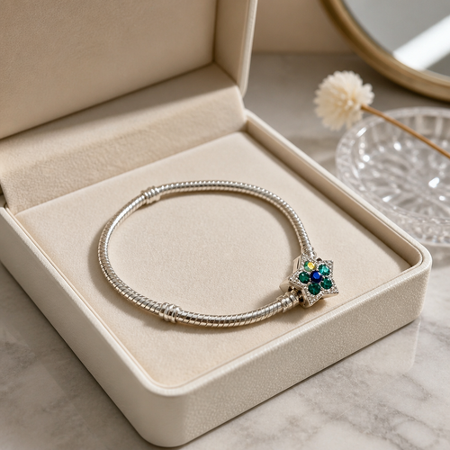 Pulsera de acero de 18 cm