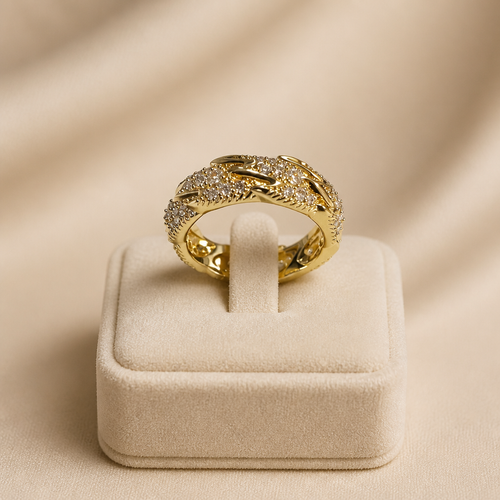 Anillo circonias