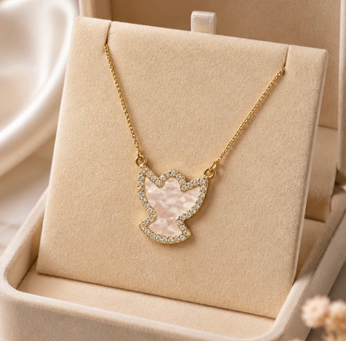Cadena Angel en Nácar