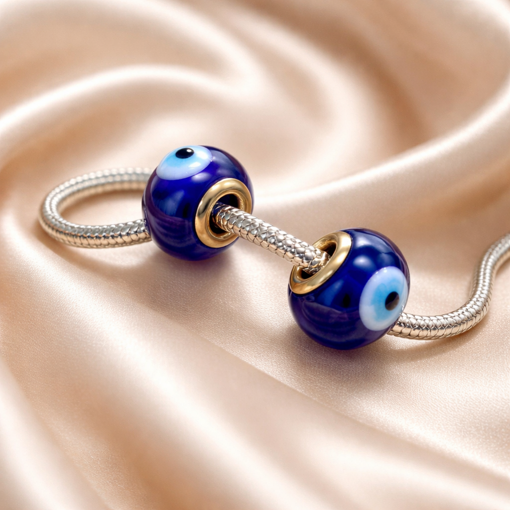Pulsera con dijes de murano