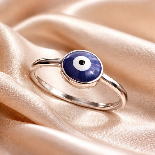 Anillo de Plata 925 con ojo turco