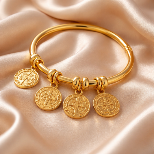 Pulsera con Medallas de San Benito