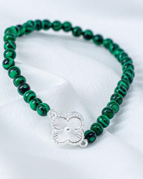 Pulsera de Malaquita y Plata 925