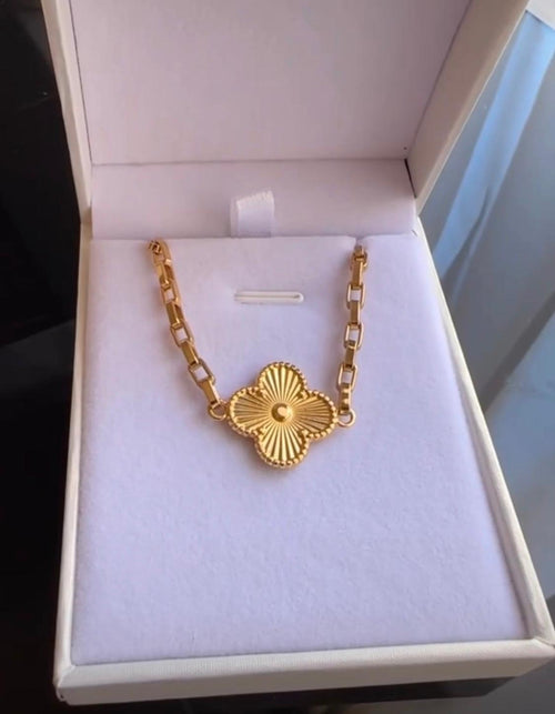 Cadena de Acero con Trebol