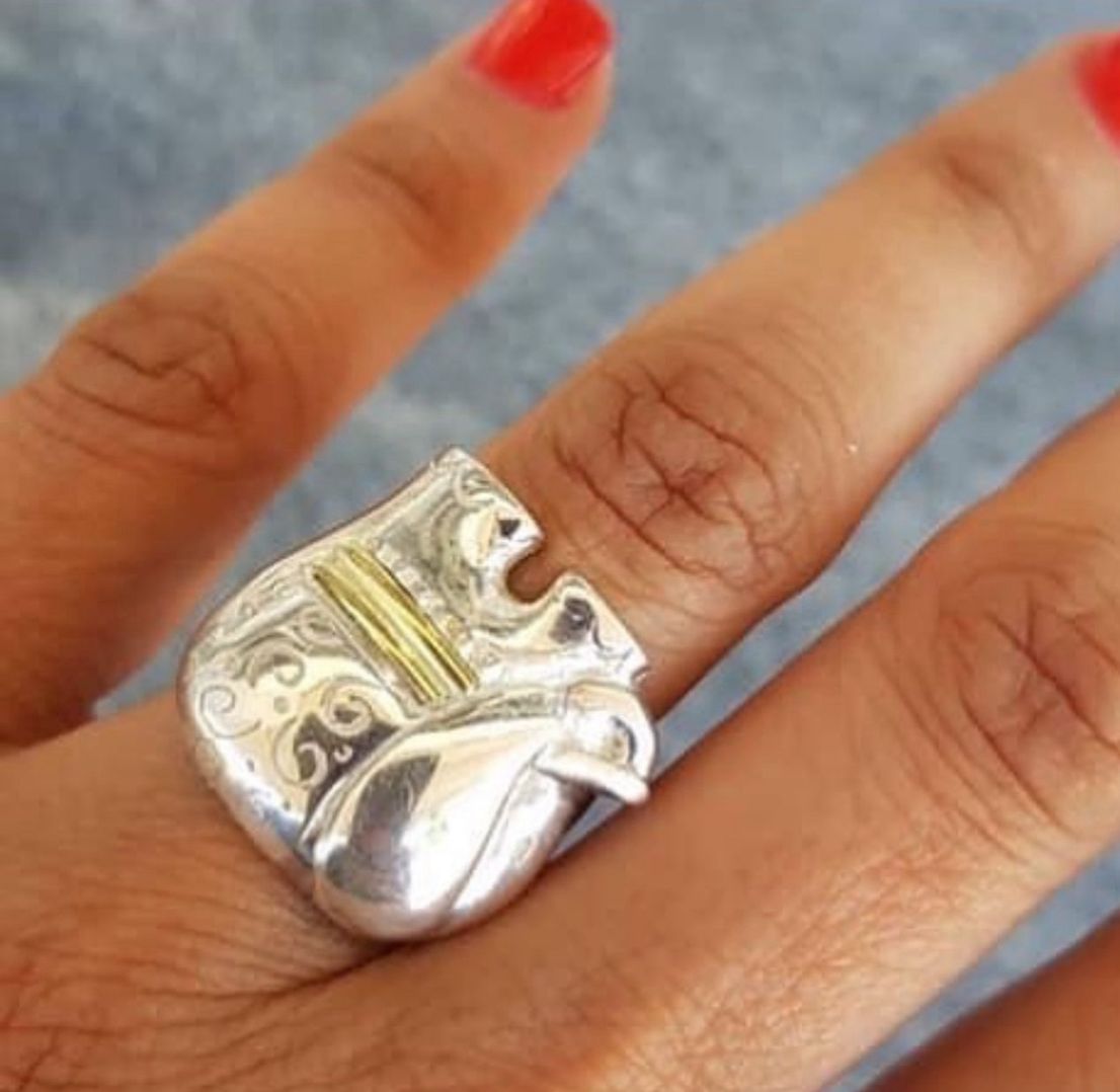 Anillo de Plata y oro