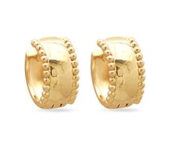 Caravanas bañadas en oro 18