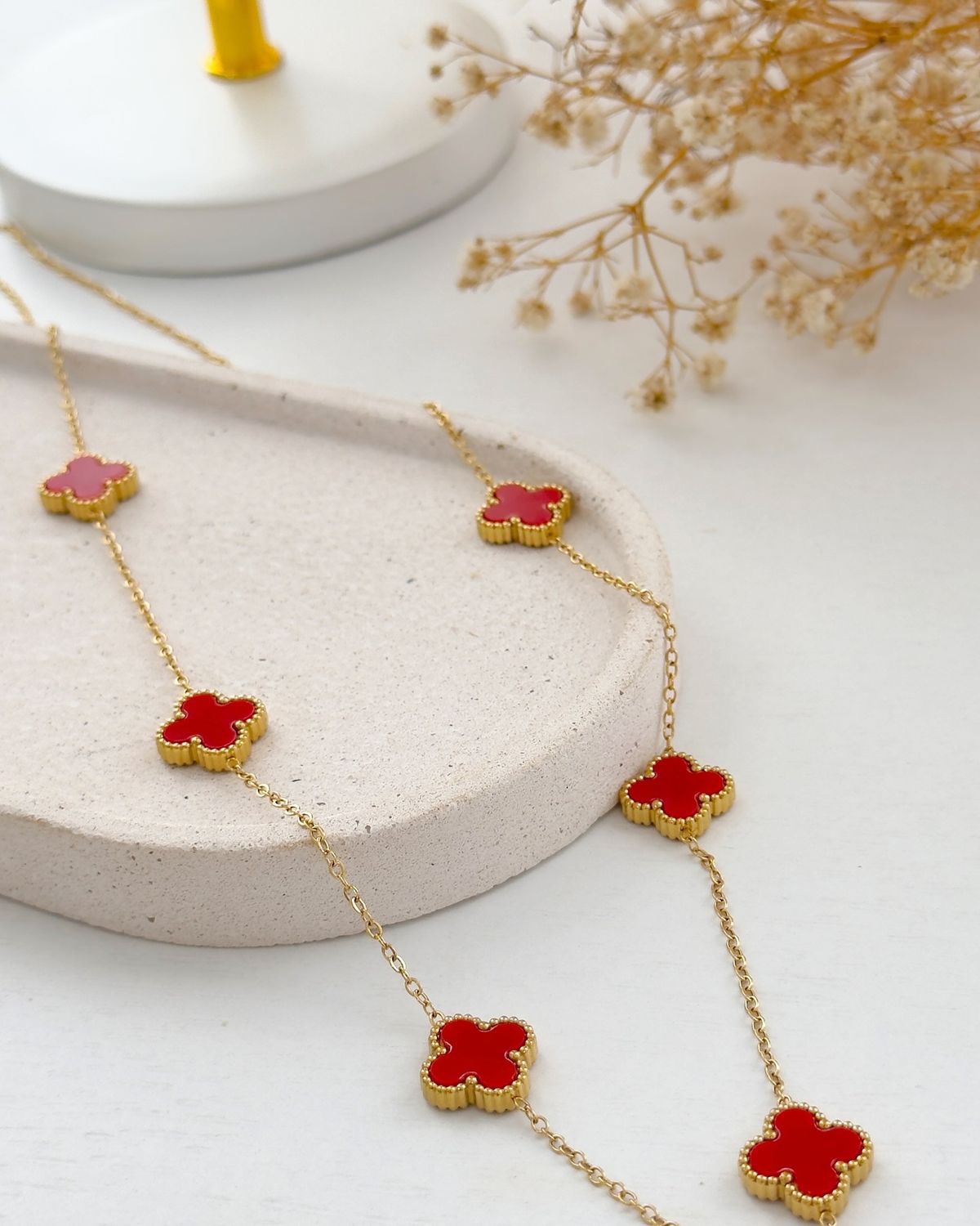 Collar de 7 tréboles
